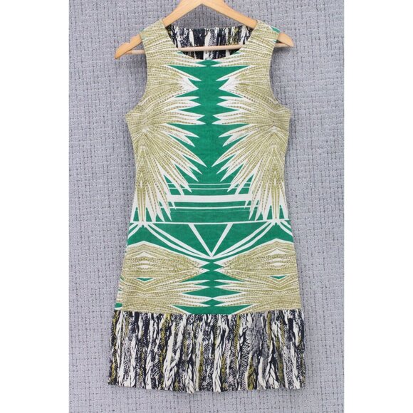 W118 By Walter Baker Shift Dress Womens Small S Multicolor Geometric Sleeveless - Picture 1 of 7